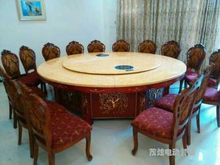 大理石火锅餐桌生产厂家图片