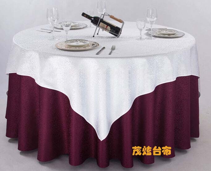 混纺酒店饭店餐桌布图片