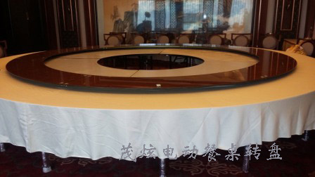 河南郑州酒店电动餐桌转盘厂