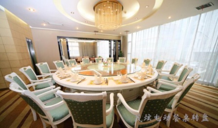 山东济南大型酒店餐桌转盘生产厂家