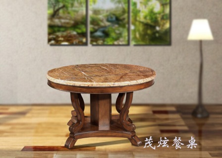 家用大理石餐桌图片
