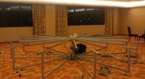 电动餐桌转盘安装方法