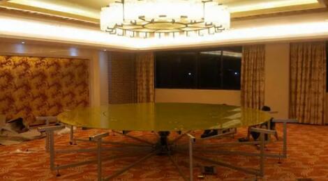 茂炫电动餐桌转盘如何安装