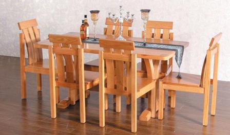 中式实木餐桌椅价格
