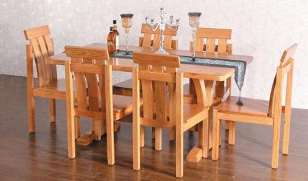 中式实木餐桌椅价格