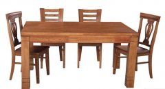 欧式中式实木高档餐桌椅套装效果图