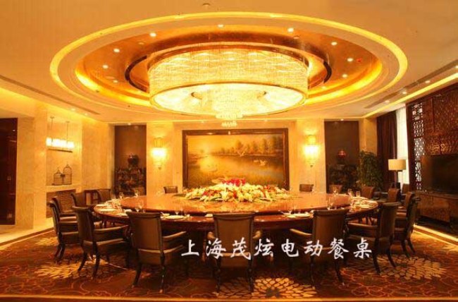 三明市酒店大型电动餐桌转盘