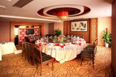 徐州兴隆国际酒店大型电动餐桌转盘案例