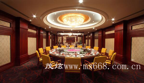 葫芦岛市国际酒店大型电动餐桌转盘