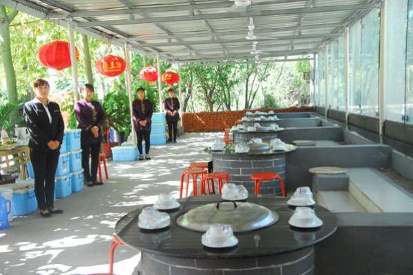 农家乐饭店餐厅效果图
