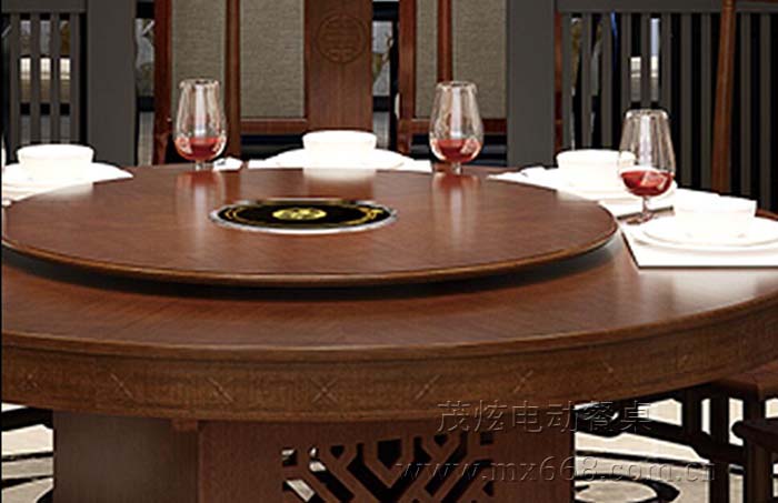 新中式火锅电动餐桌