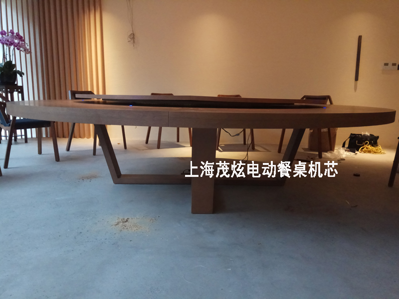 桌面按压式电动餐桌机芯